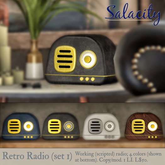 Salacity - Retro Radio set 1 (add me)