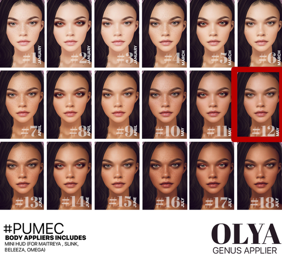 #12  [PUMEC]  -  OLYA  - MAY --- GENUS app.