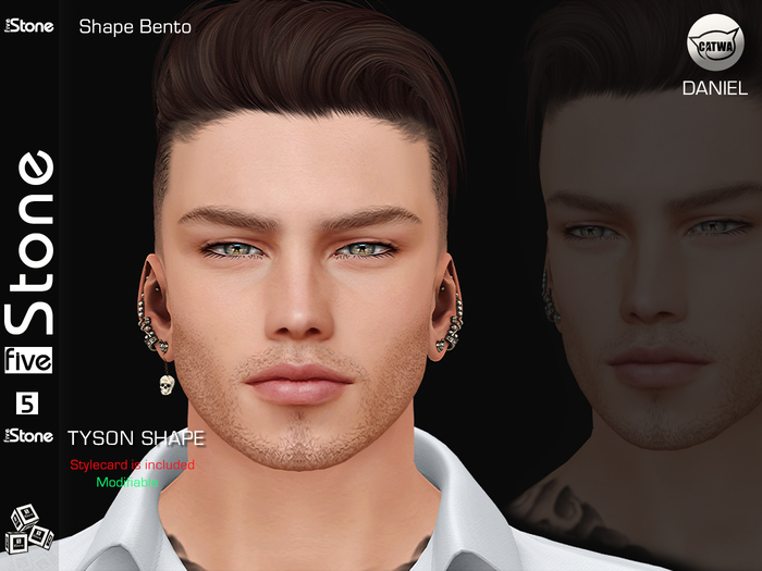 Five Stone (Catwa Daniel Head) TYSON Shape