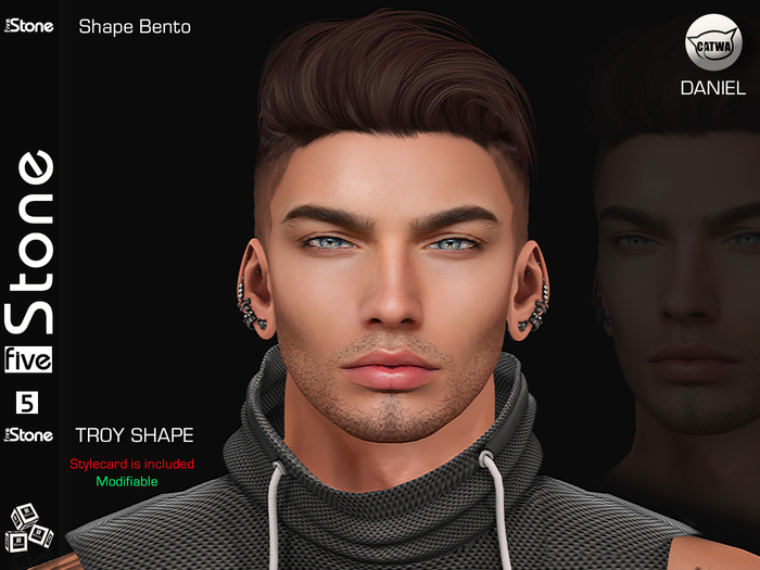 Five Stone (Catwa Daniel Head) TROY Shape
