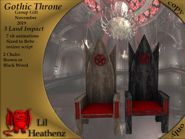 ~LH~Gothic Throne (Box) Add
