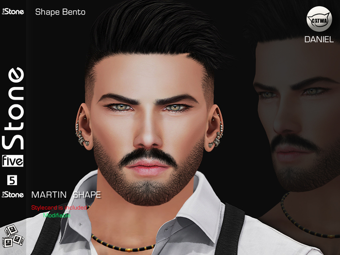 Five Stone (Catwa Daniel Head) MARTIN Shape