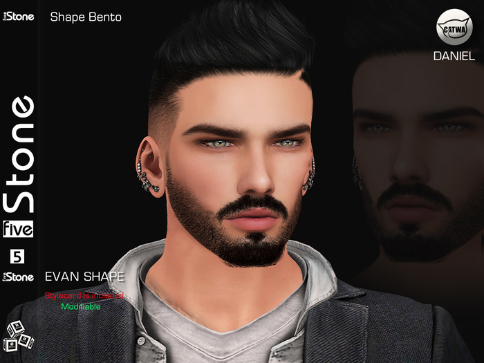 Five Stone (Catwa Daniel Head) EVAN Shape
