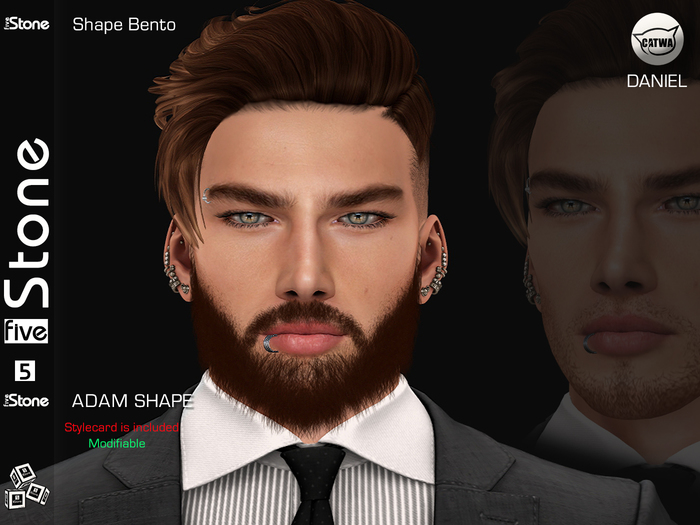 Five Stone (Catwa Daniel Head) ADAM Shape