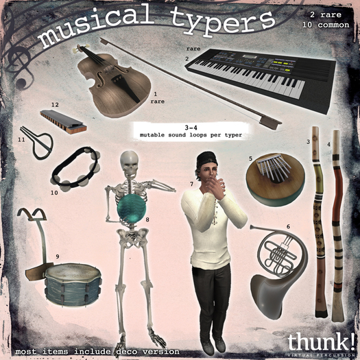 Thunk! Violin Typer Box RARE