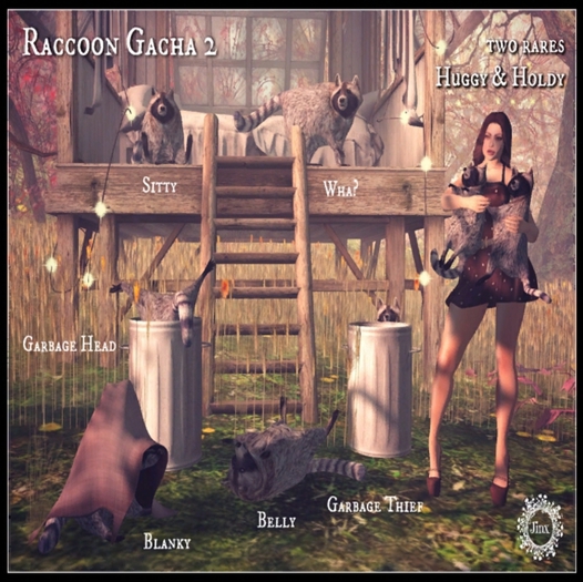 Jinx : Raccoon Gacha - Holdy RARE - REZZ to unpack