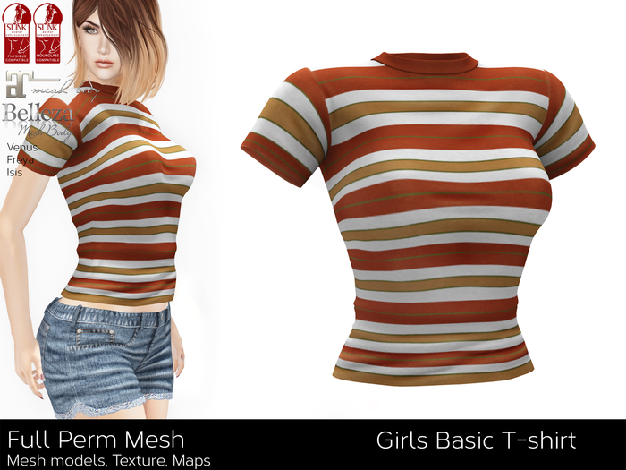 D22 - Girls Basic T-shrit