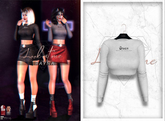 Look At Me. Rayna : Shirt - white