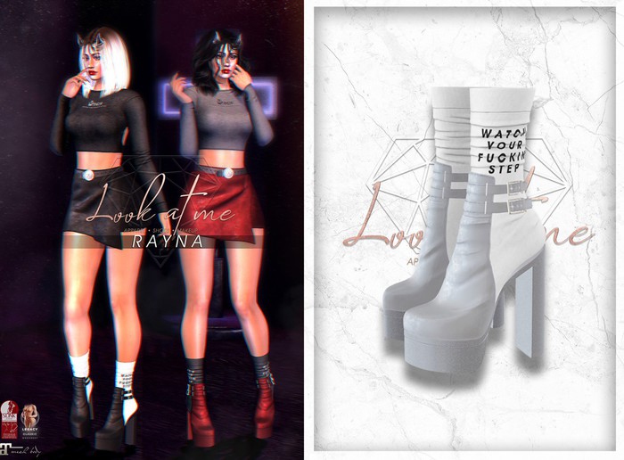 Look At Me. Rayna : Heels - white