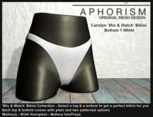 !APHORISM! - Carolyn Bikini Bottom 1 White