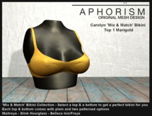 !APHORISM! - Carolyn Bikini Top 1 Marigold