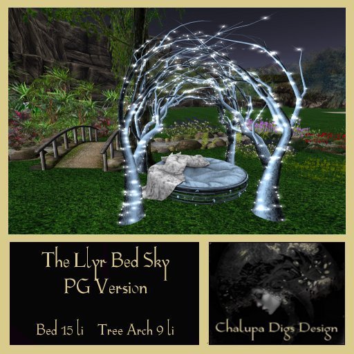 The Llyr Bed Pg Sky 