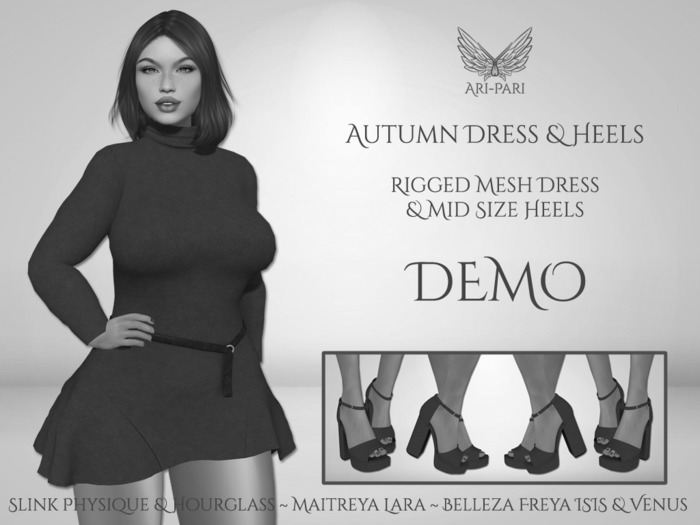 [Ari-Pari] Autumn Dress & Heels (DEMO)