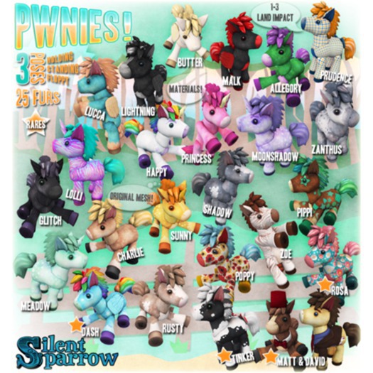 (David) Pwnie Standing ~silentsparrow~ RARE