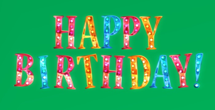 Happy Birthday Banner -color