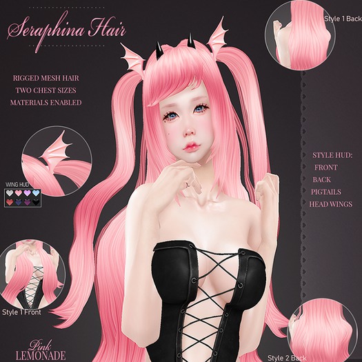 {PL} Seraphina Hair {Fatpack}