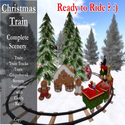 **BB**Christmas Train Scenery