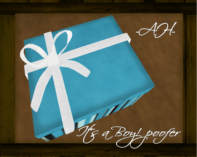 {AH} It's a Boy Poofer Boxed
