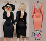 Dead Dollz - Goode Dress - Salmon