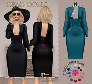 Dead Dollz - Goode Dress - Petroleum