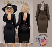 Dead Dollz - Goode Dress - Choco
