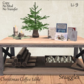 Christmas Coffee table By Snuggles  Boxed