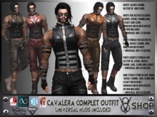 +V8 SHOP+ CAVALERA COMPLET OUTFIT WITH HUDS+