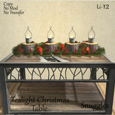 Tealight Christmas Table By Snuggles Boxed