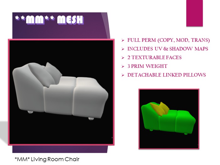 *MM* Living Room Chair-Boxed