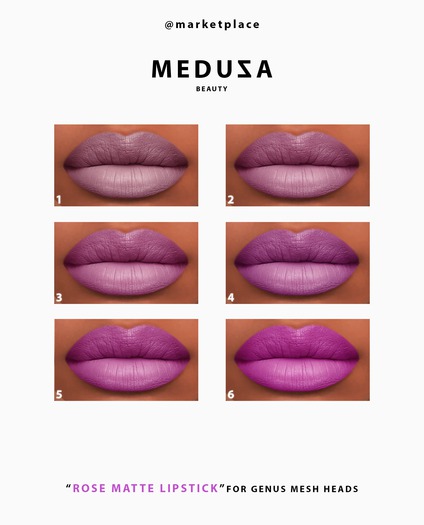 MEDUZA GENUS ROSE MATTE LIPSTICK