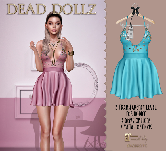 Dead Dollz - Nemesis Mini - Turquoise