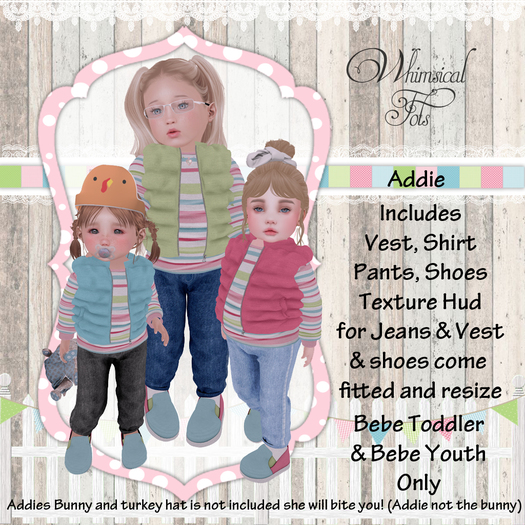 {WT} BB/BBY Addie Outfit