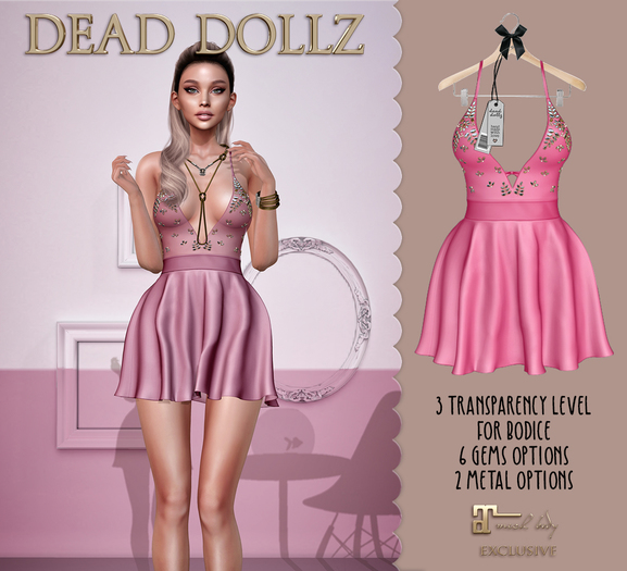Dead Dollz - Nemesis Mini - Fuchsia