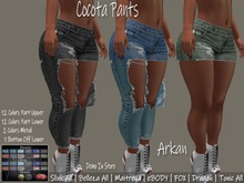 .::Arkan::. Cocota Pants Ripped + Fitmesh