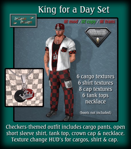 King for a Day Set  *packed*