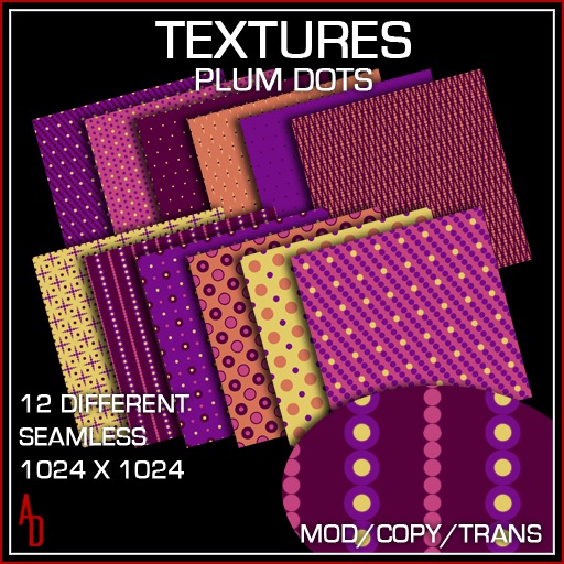 Textures - Plum Dots