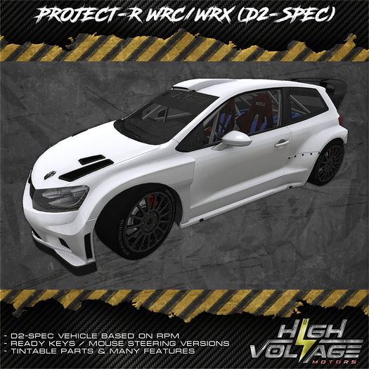 High Voltage Motors - Project-R WRC/WRX (D2-Spec)