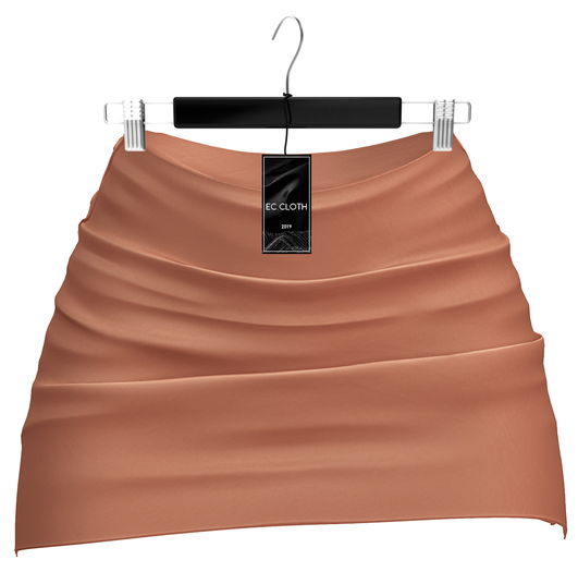Ec.cloth - Button Set Mini Skirt - Almond (add it)