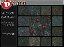 ^Dejavu^   Full Perm Metal flowers seamless textures