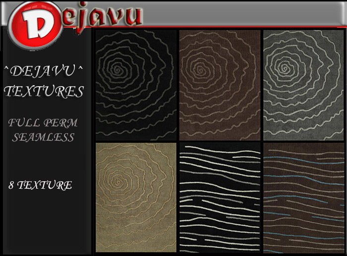 ^Dejavu^  Full Perm  Rug Textures 01