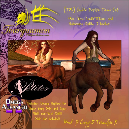 [TR] Sable Petite Taur Set