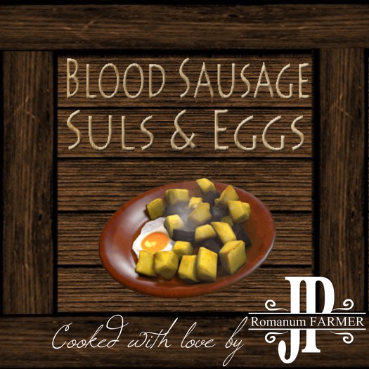 25x Blood sausage suls & eggs [G&S]