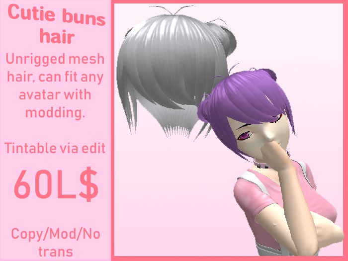 INABA : Cutie buns hair