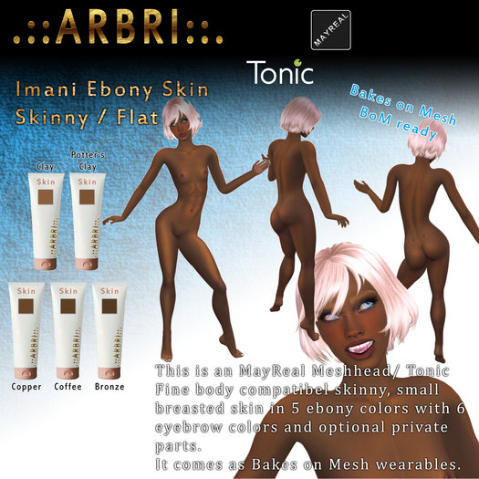 .::Arbri::. Imani Ebony Skin (BoM)