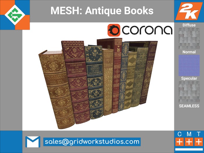 [ G.W.S. ] MESH: Antique Book Set