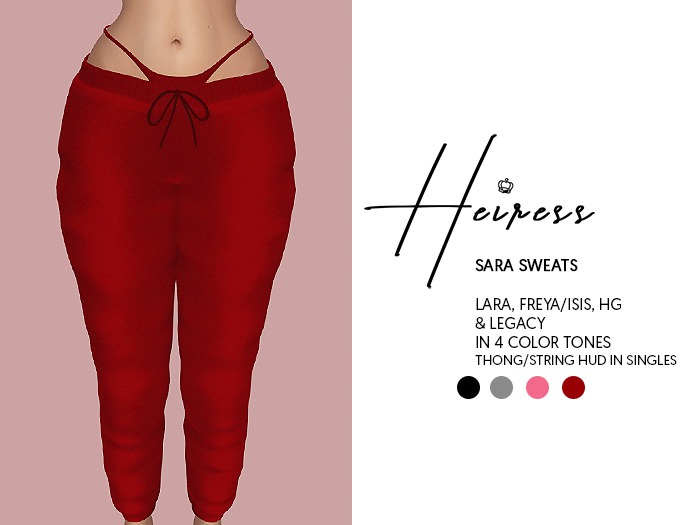 [H] Tiffany Sweats - Red