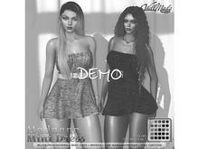 [WellMade] Madanna Mini Dress DEMO