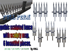 H3LL - PROMO - Gothic Fence Sculpted With Map FULL PERM