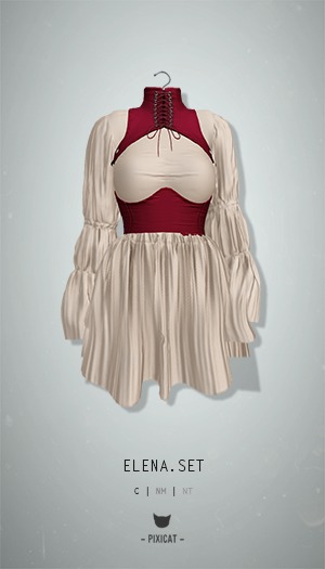 -Pixicat- Elena.Set (Red)