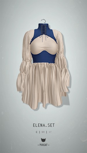 -Pixicat- Elena.Set (Blue)